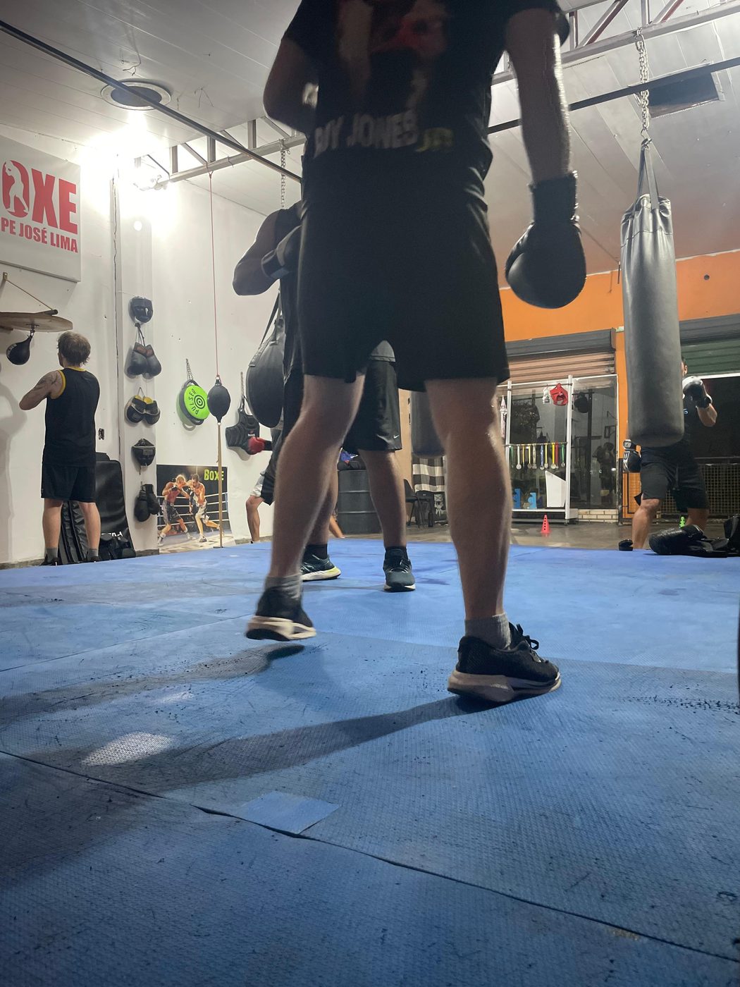 Sparring na academia